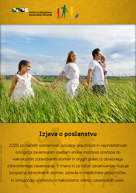 Izjava o poslanstvu ZZZS